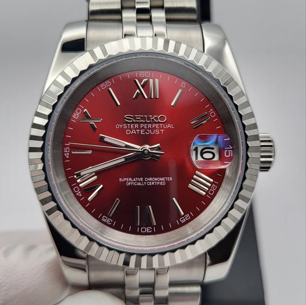 New Seiko Mod 36mm Automatic Watch